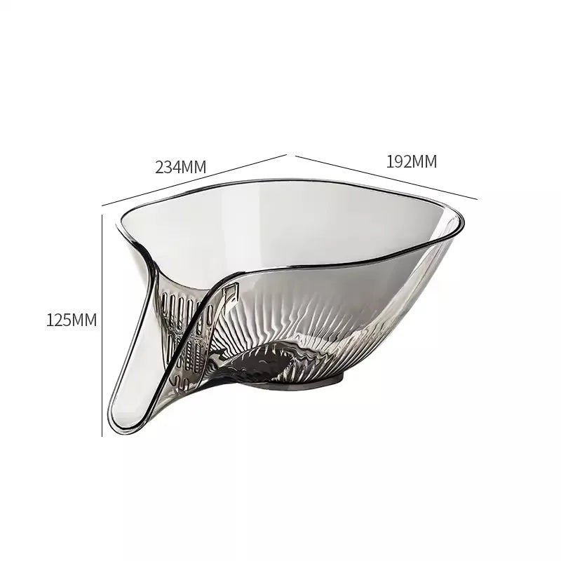 Crystal Clear Multifunctional Drain Basket