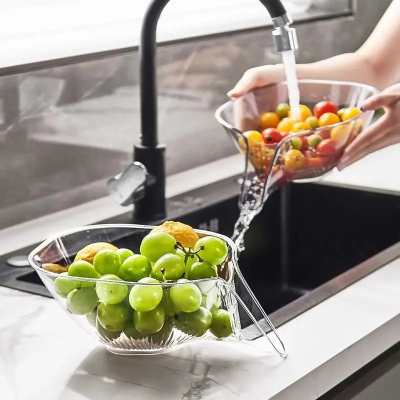 Crystal Clear Multifunctional Drain Basket