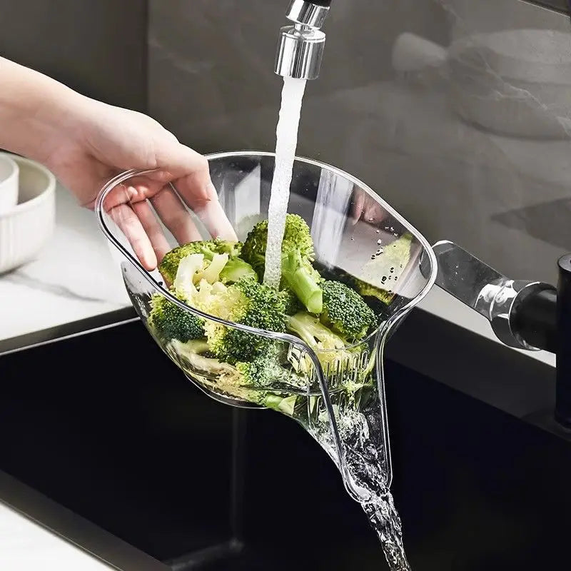 Crystal Clear Multifunctional Drain Basket