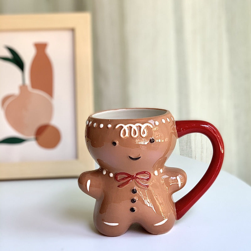 Gingerbread man mug