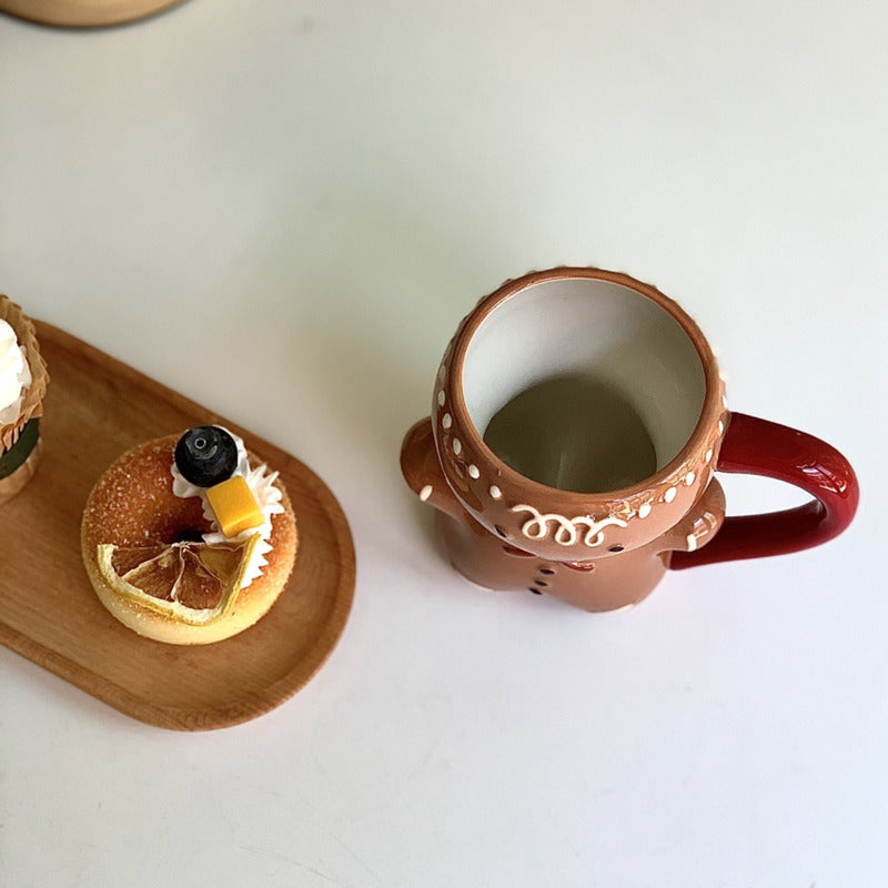 Gingerbread man mug