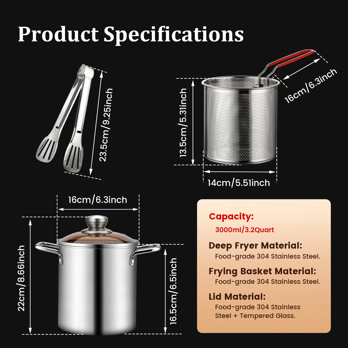 Stainless Steel Oil Filter Pot