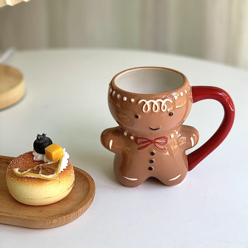 Gingerbread man mug